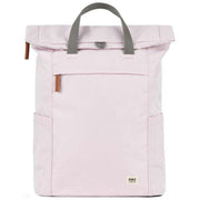 Roka Pink Finchley A Large Recycled Canvas Backpack