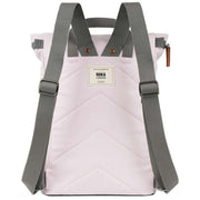 Roka Pink Finchley A Medium Recycled Canvas Backpack