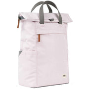 Roka Pink Finchley A Medium Recycled Canvas Backpack