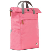 Roka Pink Finchley A Medium Recycled Canvas Backpack