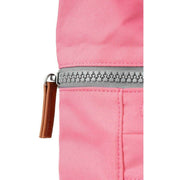 Roka Pink Finchley A Medium Recycled Canvas Backpack