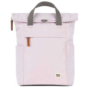 Roka Pink Finchley A Small Recycled Canvas Backpack