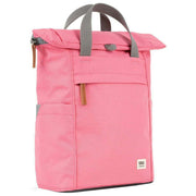 Roka Pink Finchley A Small Recycled Canvas Backpack