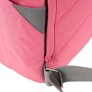 Roka Pink Finchley A Small Recycled Canvas Backpack