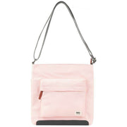 Roka Pink Kennington B Medium Recycled Nylon Crossbody Bag