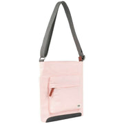 Roka Pink Kennington B Medium Recycled Nylon Crossbody Bag