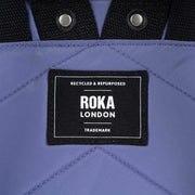Roka Purple Bantry B Small Black Label Recycled Nylon Backpack