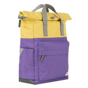 Roka Purple Canfield B Medium Creative Waste Two Tone Recycled Canvas Backpack