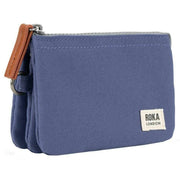 Roka Purple Carnaby Small Recycled Canvas Wallet