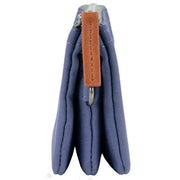 Roka Purple Carnaby Small Recycled Canvas Wallet