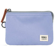 Roka Purple Carnaby Small Recycled Canvas Wallet