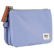 Roka Purple Carnaby Small Recycled Canvas Wallet