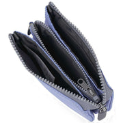 Roka Purple Carnaby Small Recycled Nylon Ripstop Wallet