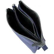 Roka Purple Carnaby XL Recycled Canvas Crossbody Bag