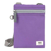Roka Purple Chelsea Sustainable Canvas Pocket Sling Bag