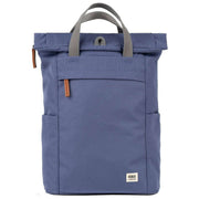 Roka Purple Finchley A Medium Recycled Canvas Backpack
