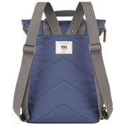 Roka Purple Finchley A Medium Recycled Canvas Backpack