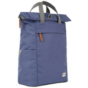 Roka Purple Finchley A Medium Recycled Canvas Backpack
