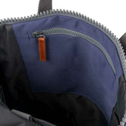 Roka Purple Finchley A Medium Recycled Canvas Backpack