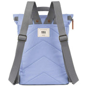 Roka Purple Finchley A Medium Recycled Canvas Backpack