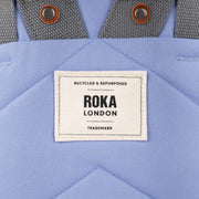 Roka Purple Finchley A Medium Recycled Canvas Backpack