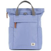 Roka Purple Finchley A Small Recycled Canvas Backpack