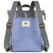 Roka Purple Finchley A Small Recycled Canvas Backpack
