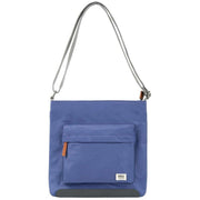 Roka Purple Kennington B Medium Recycled Nylon Crossbody Bag