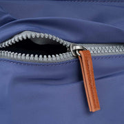 Roka Purple Kennington B Medium Recycled Nylon Crossbody Bag