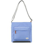 Roka Purple Kennington B Medium Recycled Nylon Crossbody Bag