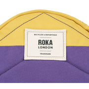 Roka Purple Paddington B Creative Waste Two Tone Recycled Canvas Crossbody Bag