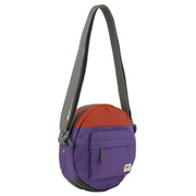 Roka Purple Paddington B Creative Waste Two Tone Recycled Canvas Crossbody Bag