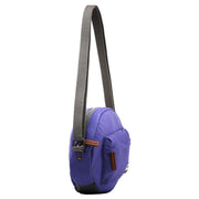 Roka Purple Paddington B Small Sustainable Nylon Crossbody Bag