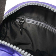 Roka Purple Paddington B Small Sustainable Nylon Crossbody Bag
