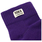 Roka Purple Wembley Ankle Socks