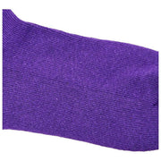 Roka Purple Windsor Solid Crew Socks