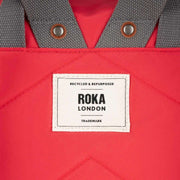 Roka Red Canfield B Medium Recycled Nylon Backpack