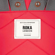 Roka Red Canfield B Small Recycled Nylon Backpack