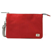 Roka Red Carnaby XL Recycled Canvas Crossbody Bag