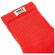 Roka Red Windsor Solid Crew Socks