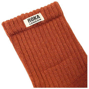 Roka Tan Windsor Solid Crew Socks