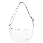 Roka White Farringdon Taslon Slouchy Bag