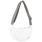Roka White Farringdon Taslon Slouchy Bag