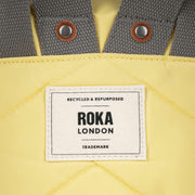 Roka Yellow Bantry B Small Recycled Nylon Backpack