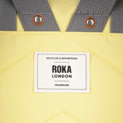 Roka Yellow Canfield B Medium Recycled Nylon Backpack