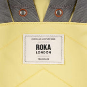 Roka Yellow Canfield B Small Recycled Nylon Backpack