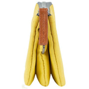 Roka Yellow Carnaby Small Recycled Canvas Wallet
