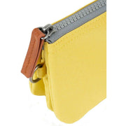 Roka Yellow Carnaby Small Recycled Canvas Wallet