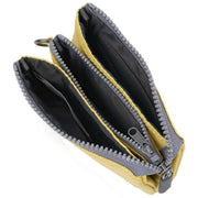 Roka Yellow Carnaby Small Recycled Nylon Ripstop Wallet