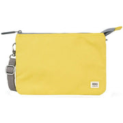Roka Yellow Carnaby XL Recycled Canvas Crossbody Bag